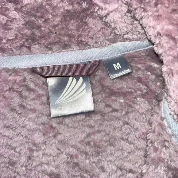 FREE2B Ladies Braided Butter Pile Jacket: Medium /Purple - Picture 7 of 7